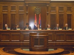 2. april 2013. Učesnici javnog slušanja povodom donošenja rezolucije o zakonodavnoj politici
